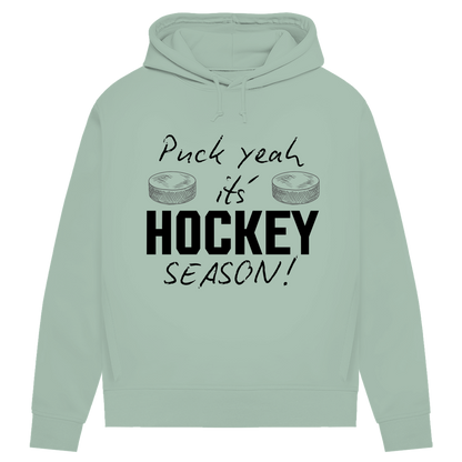 Damen Premium Hoodie PUCK YEAH (front&back)