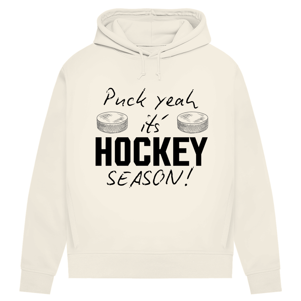 Damen Premium Hoodie PUCK YEAH (front&back)