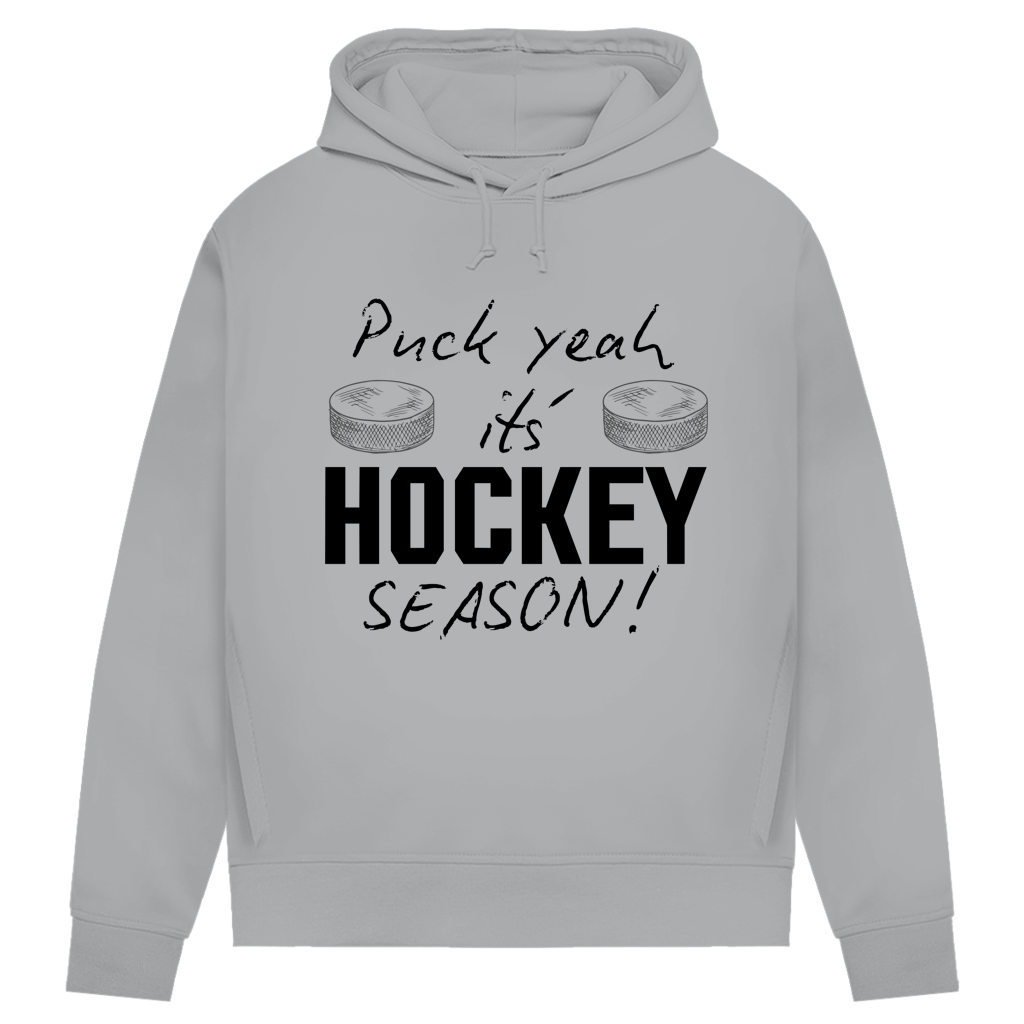 Damen Premium Hoodie PUCK YEAH (front&back)