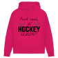 Damen Premium Hoodie PUCK YEAH (front&back)