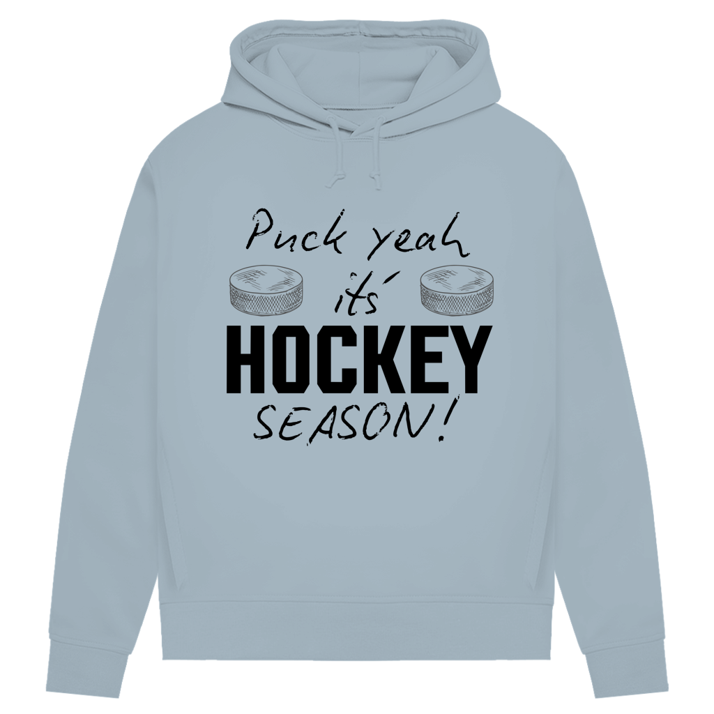 Damen Premium Hoodie PUCK YEAH (front&back)