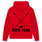 Damen Premium Hoodie PUCK YEAH (front&back)
