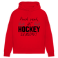Damen Premium Hoodie PUCK YEAH (front&back)