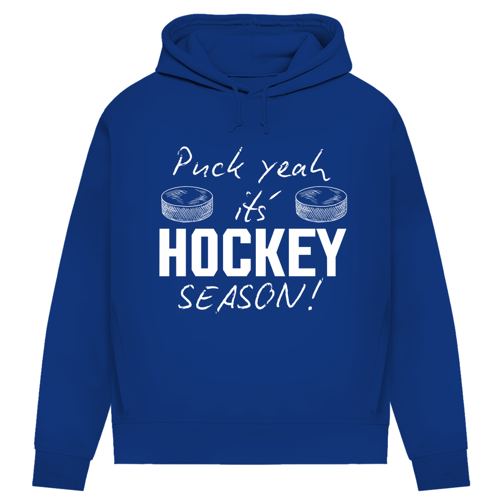 Damen Premium Hoodie PUCK YEAH (front&back)