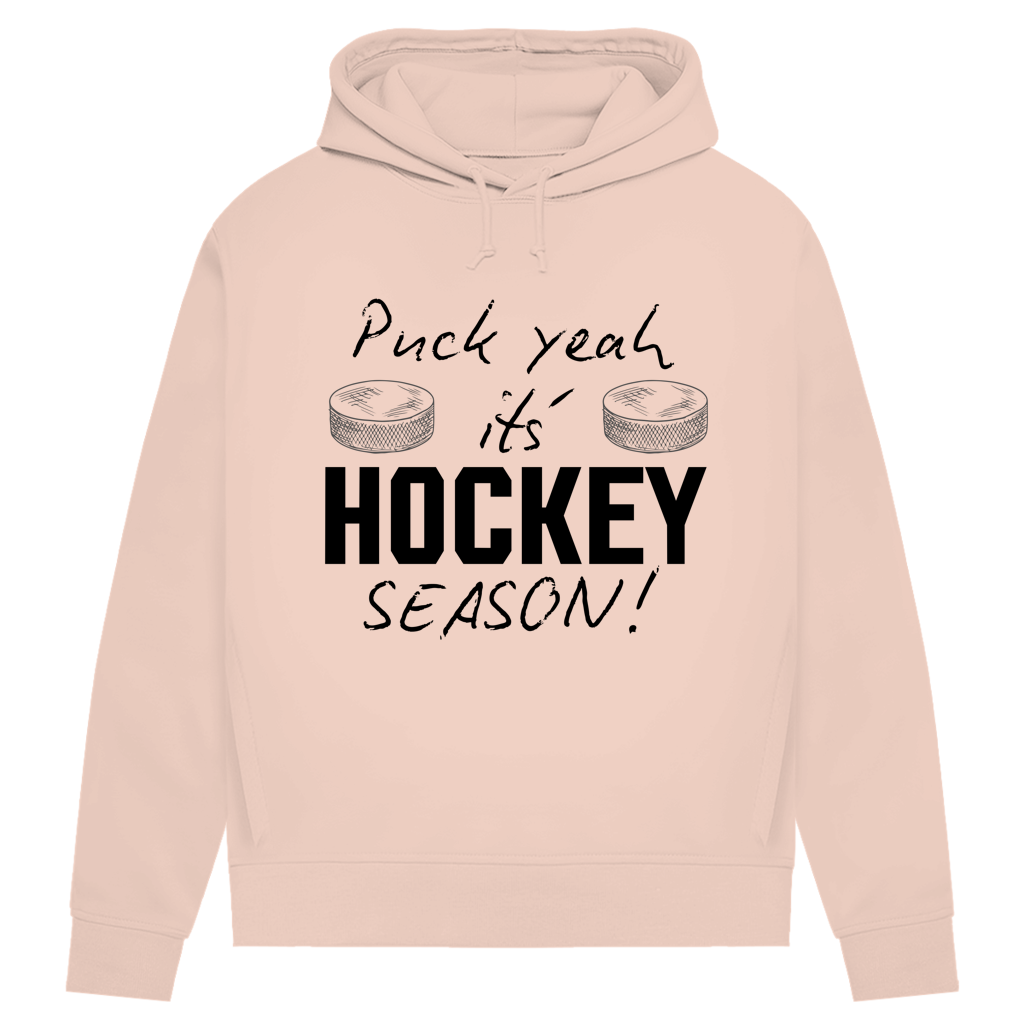 Damen Premium Hoodie PUCK YEAH (front&back)
