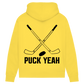 Damen Premium Hoodie PUCK YEAH (front&back)