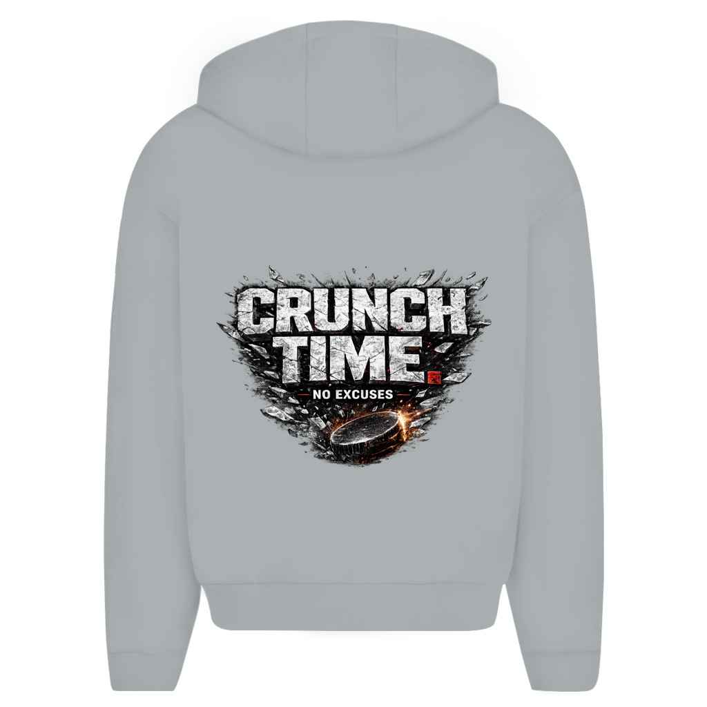 Oversize Zipper CRUNCHTIME – NO EXCUSES (front&back)