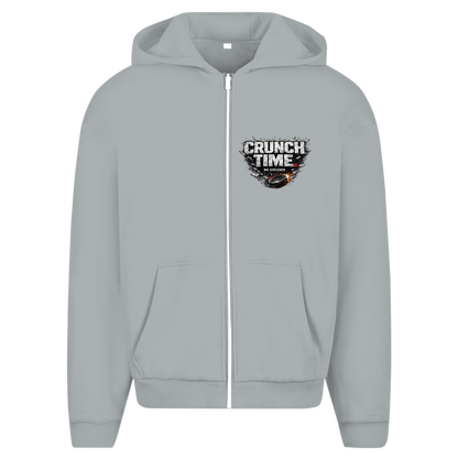 Oversize Zipper CRUNCHTIME – NO EXCUSES (front&back)
