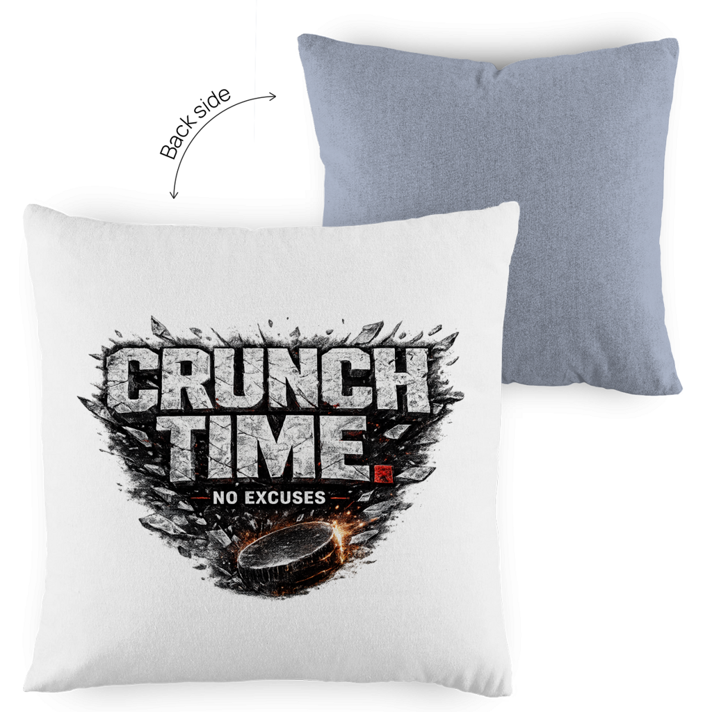 Kopfkissen zweifarbig CRUNCHTIME – NO EXCUSES