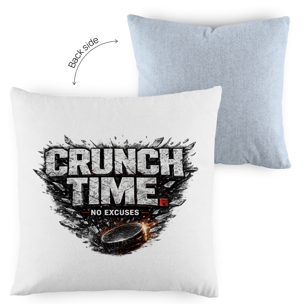 Kopfkissen zweifarbig CRUNCHTIME – NO EXCUSES