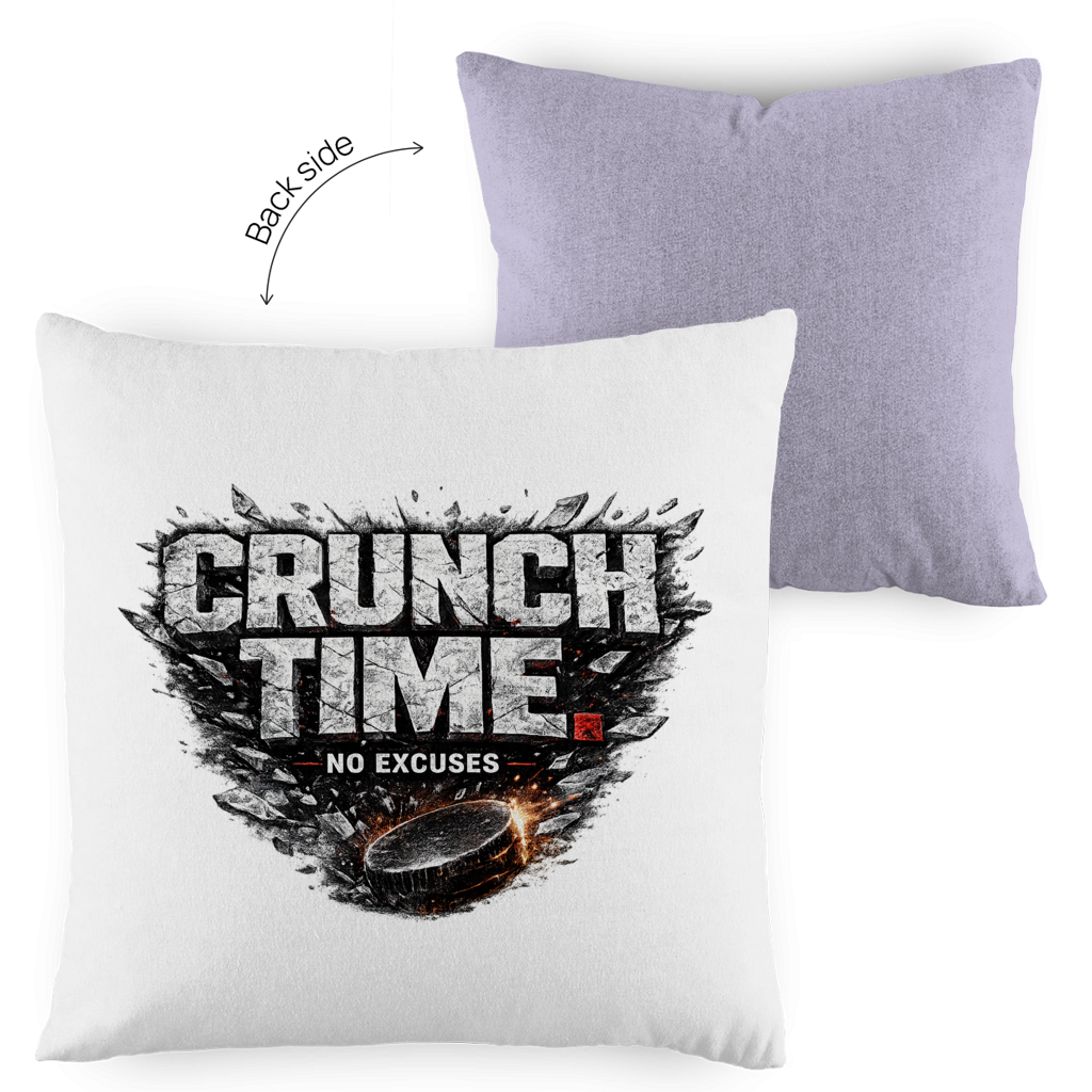 Kopfkissen zweifarbig CRUNCHTIME – NO EXCUSES