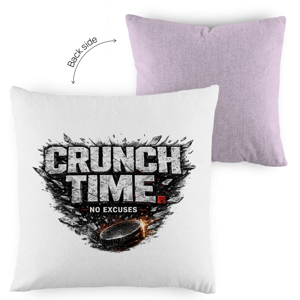 Kopfkissen zweifarbig CRUNCHTIME – NO EXCUSES