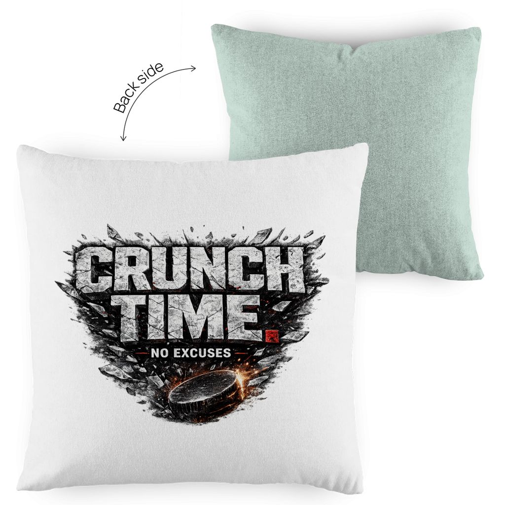 Kopfkissen zweifarbig CRUNCHTIME – NO EXCUSES