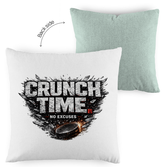 Kopfkissen zweifarbig CRUNCHTIME – NO EXCUSES
