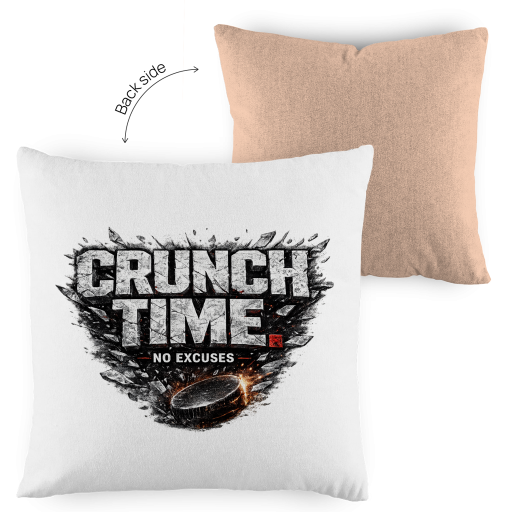 Kopfkissen zweifarbig CRUNCHTIME – NO EXCUSES
