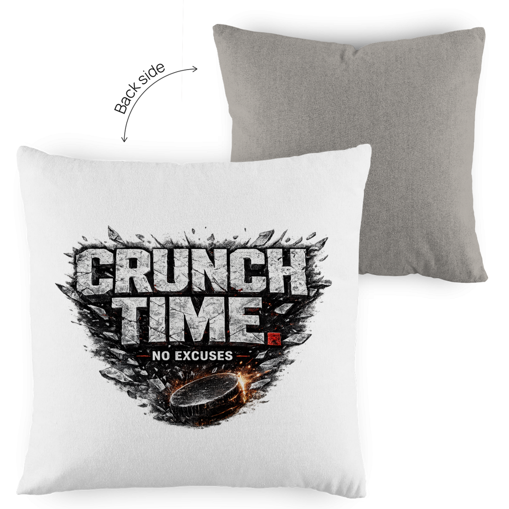 Kopfkissen zweifarbig CRUNCHTIME – NO EXCUSES