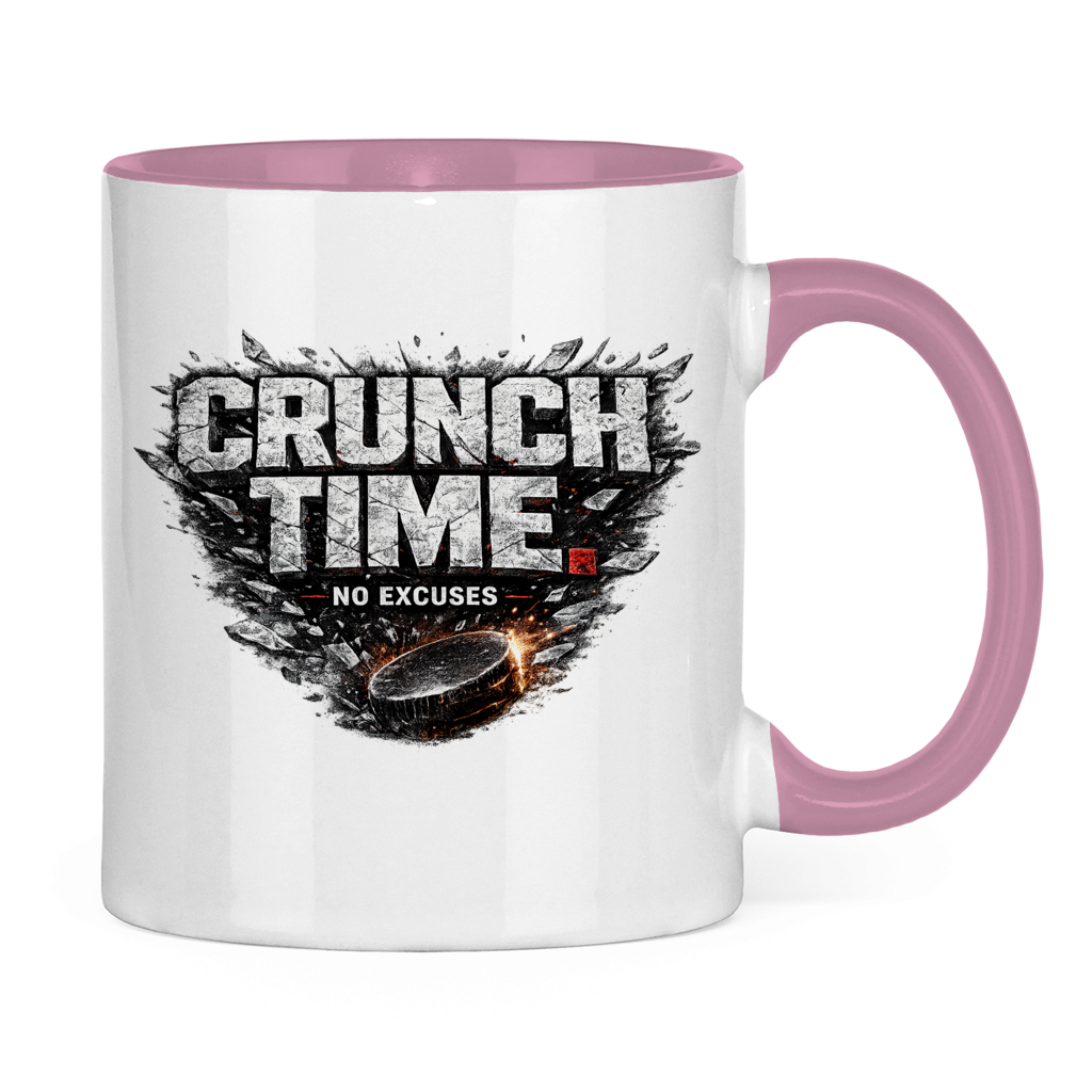 Tasse zweifarbig CRUNCHTIME – NO EXCUSES