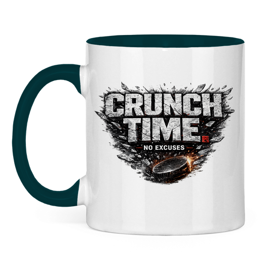 Tasse zweifarbig CRUNCHTIME – NO EXCUSES