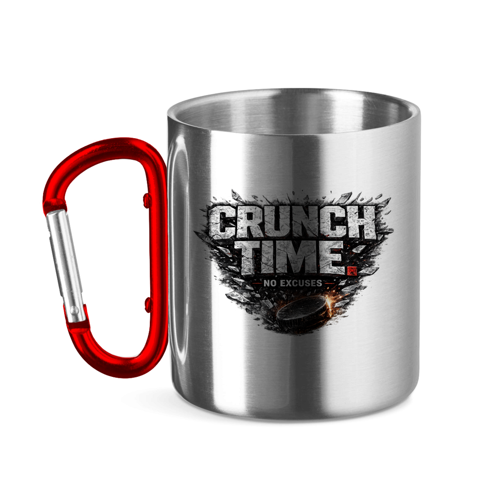 Edelstahltasse CRUNCHTIME – NO EXCUSES