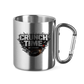 Edelstahltasse CRUNCHTIME – NO EXCUSES