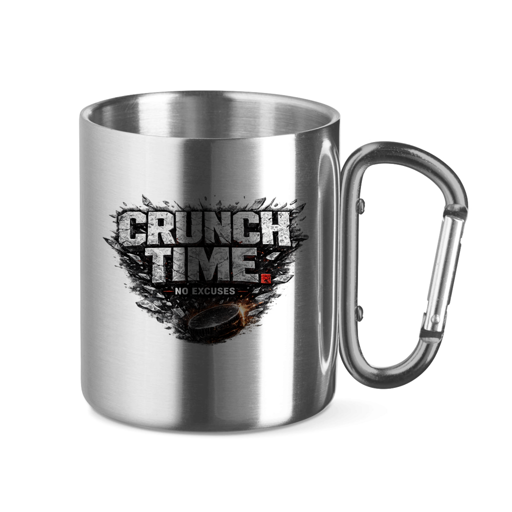 Edelstahltasse CRUNCHTIME – NO EXCUSES
