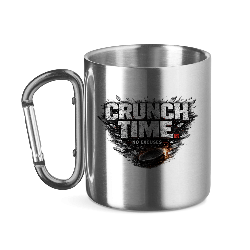 Edelstahltasse CRUNCHTIME – NO EXCUSES