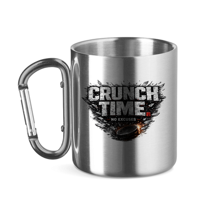 Edelstahltasse CRUNCHTIME – NO EXCUSES