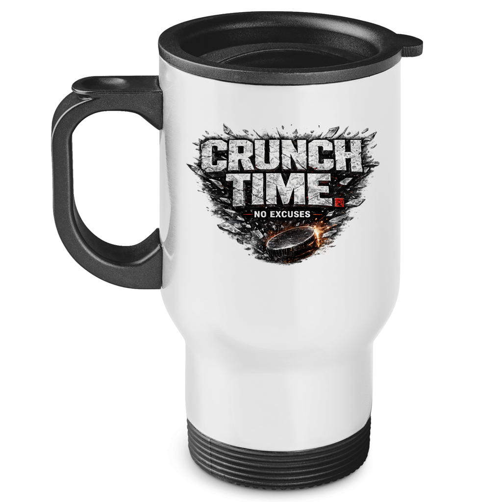 Edelstahl-Thermobecher CRUNCHTIME – NO EXCUSES