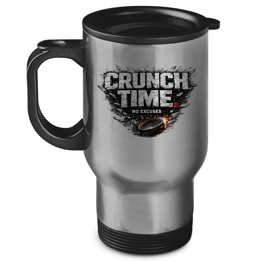 Edelstahl-Thermobecher CRUNCHTIME – NO EXCUSES