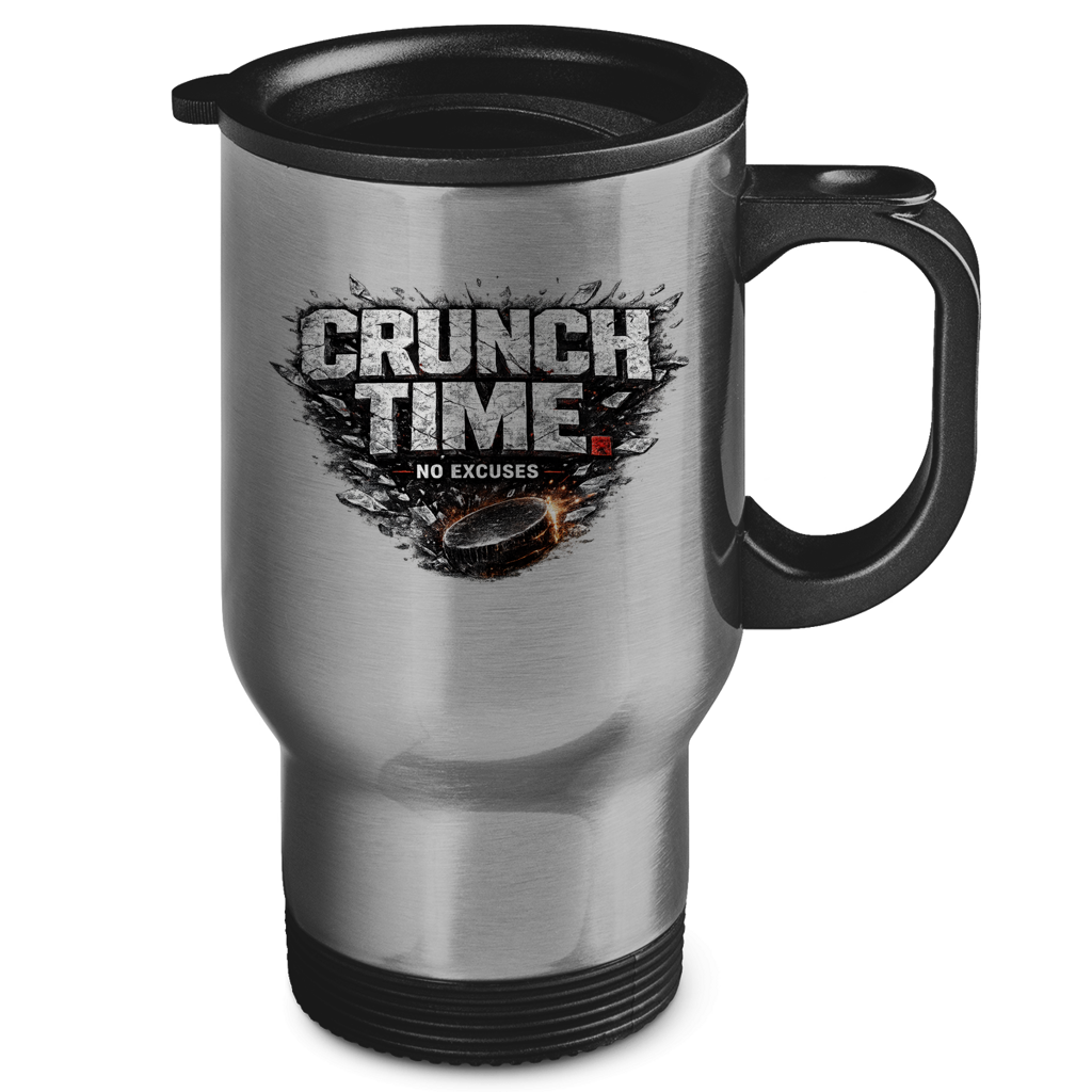 Edelstahl-Thermobecher CRUNCHTIME – NO EXCUSES