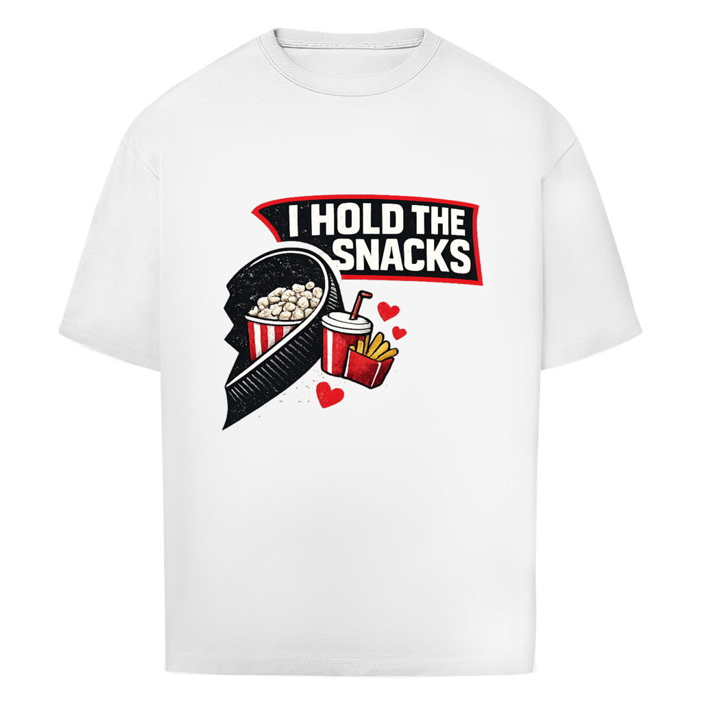 Oversize T-Shirt COUPLE HOLD SNACKS
