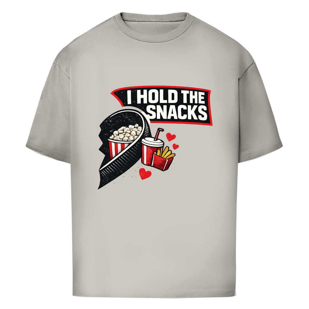 Oversize T-Shirt COUPLE HOLD SNACKS