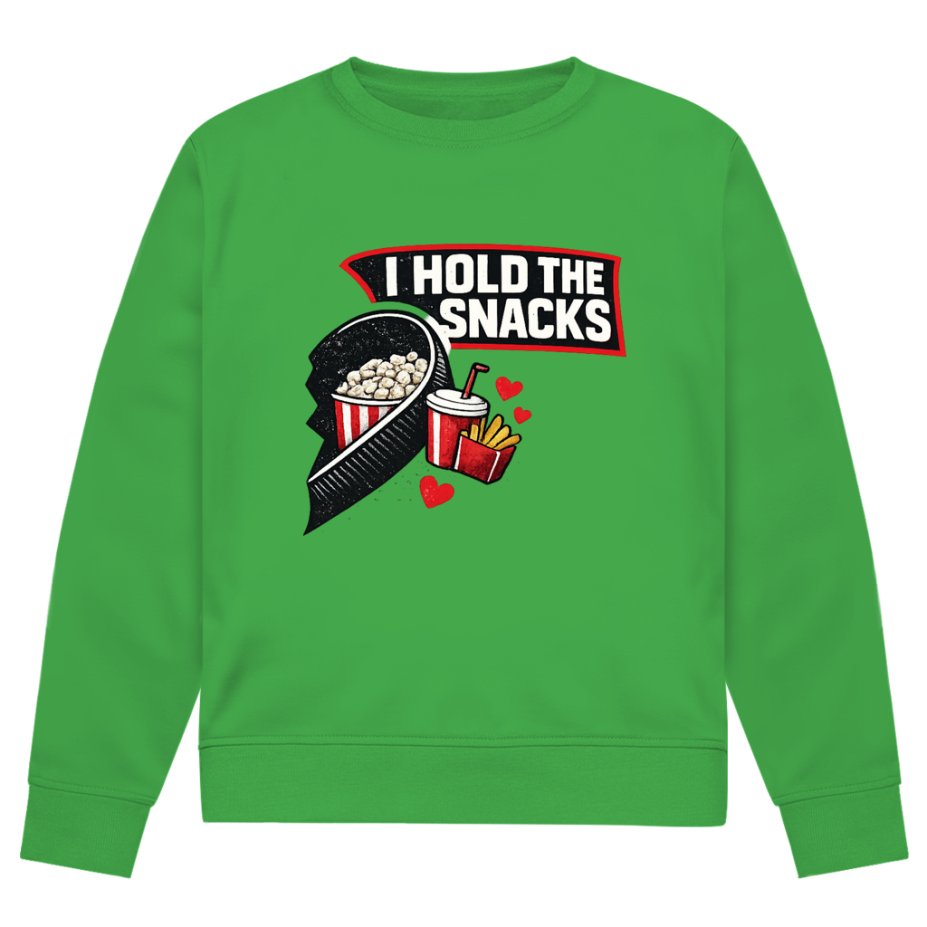 Unisex Sweatshirt COUPLE HOLD SNACKS