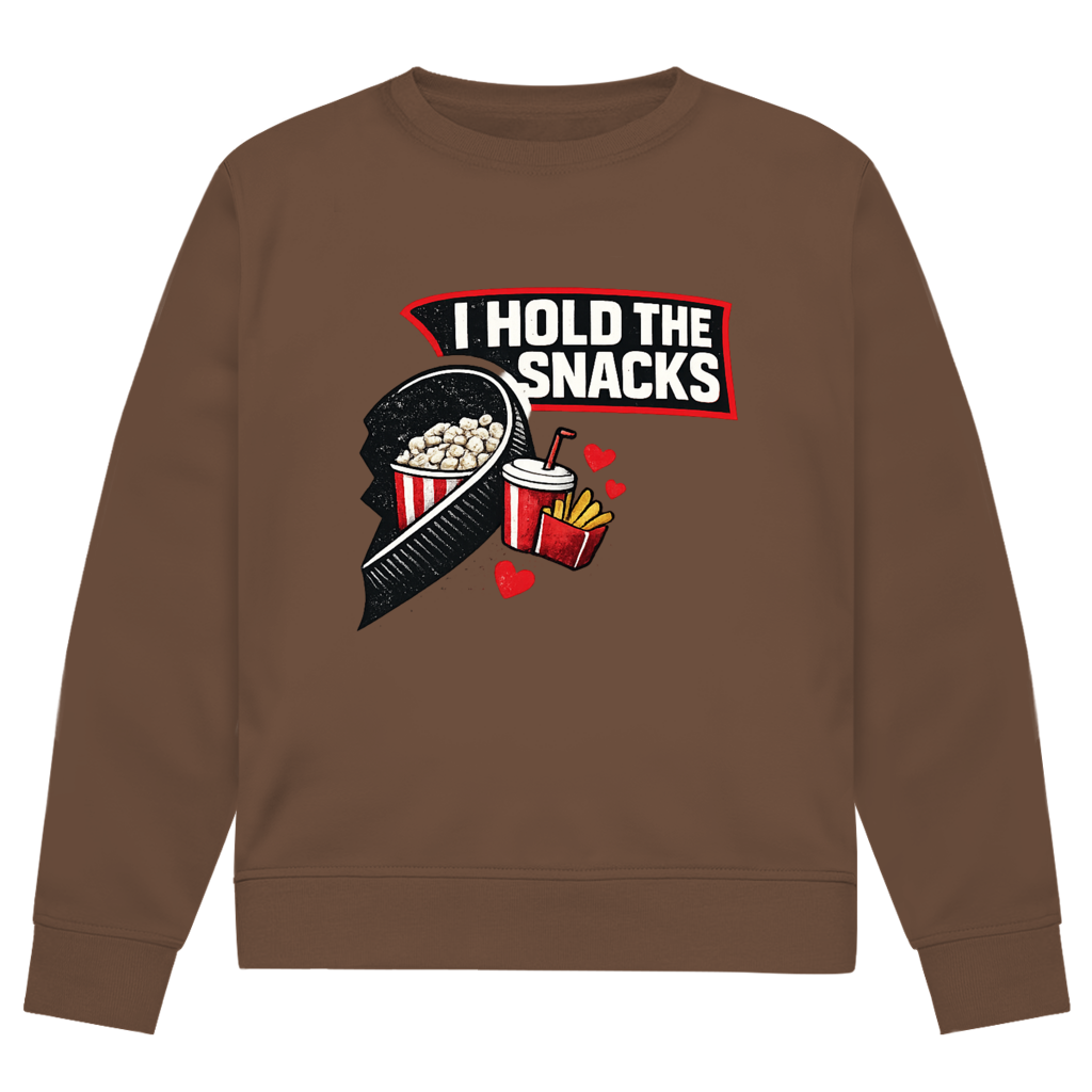 Unisex Sweatshirt COUPLE HOLD SNACKS