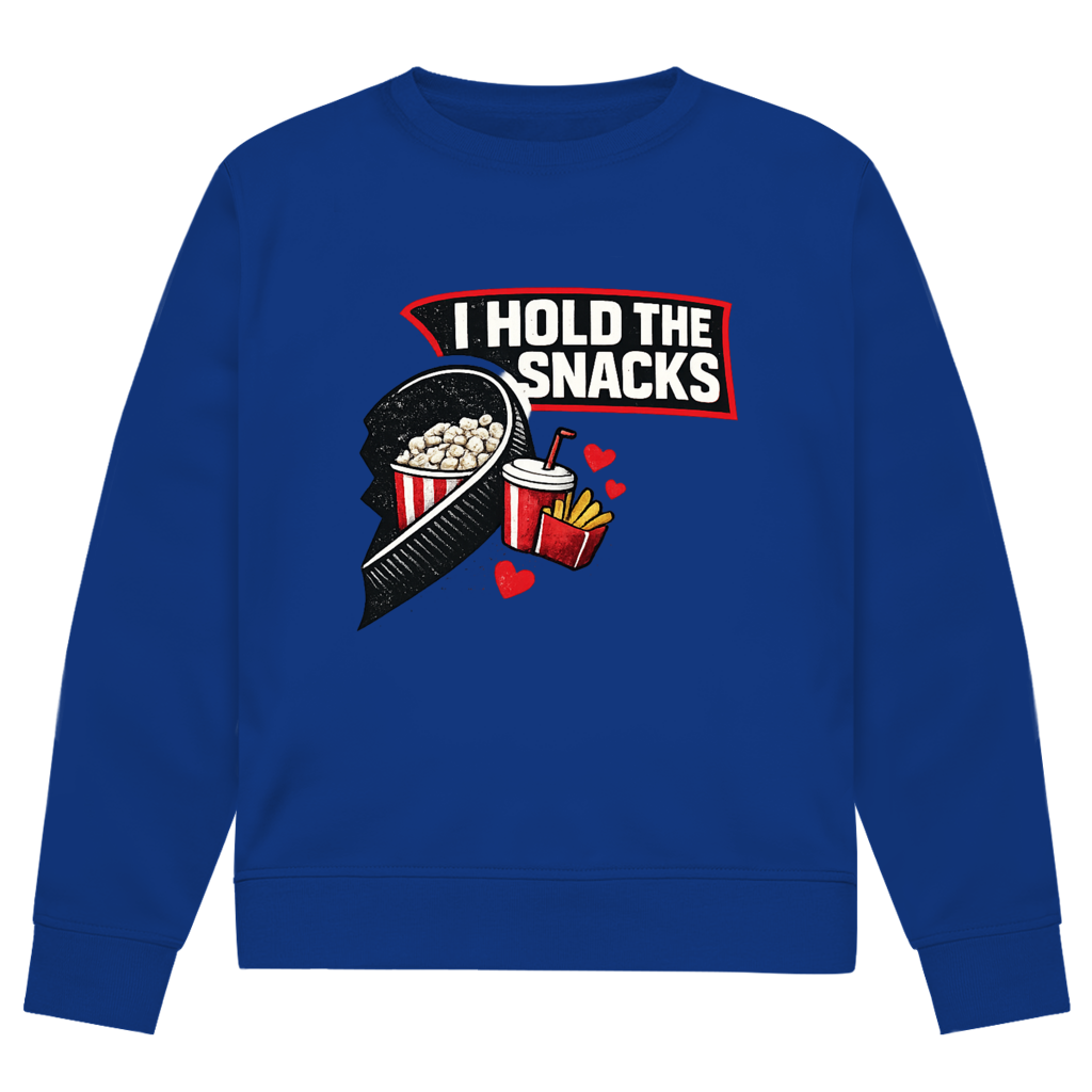 Unisex Sweatshirt COUPLE HOLD SNACKS