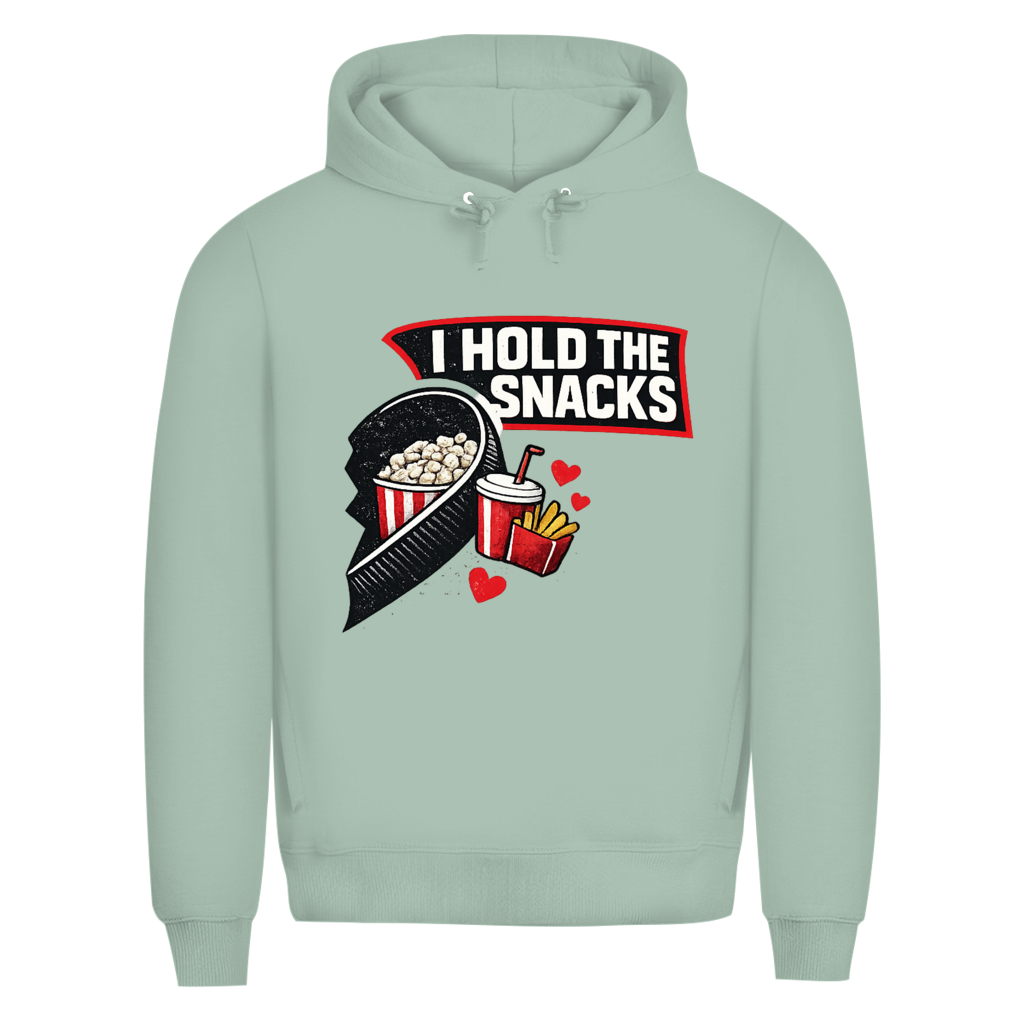 Premium Hoodie COUPLE HOLD SNACKS