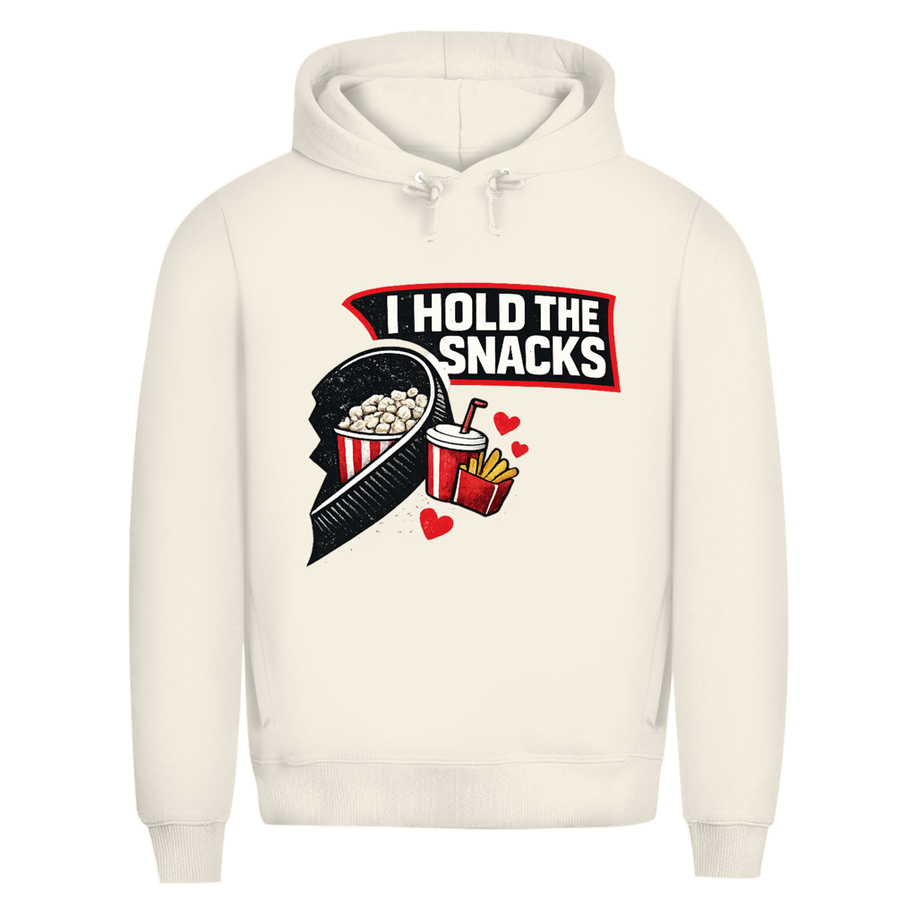 Premium Hoodie COUPLE HOLD SNACKS