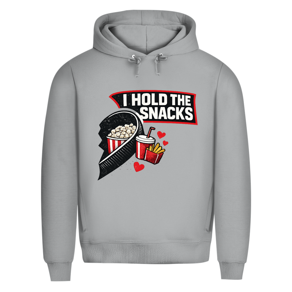 Premium Hoodie COUPLE HOLD SNACKS