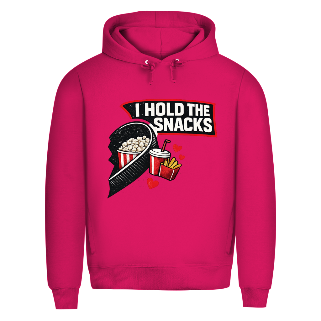 Premium Hoodie COUPLE HOLD SNACKS