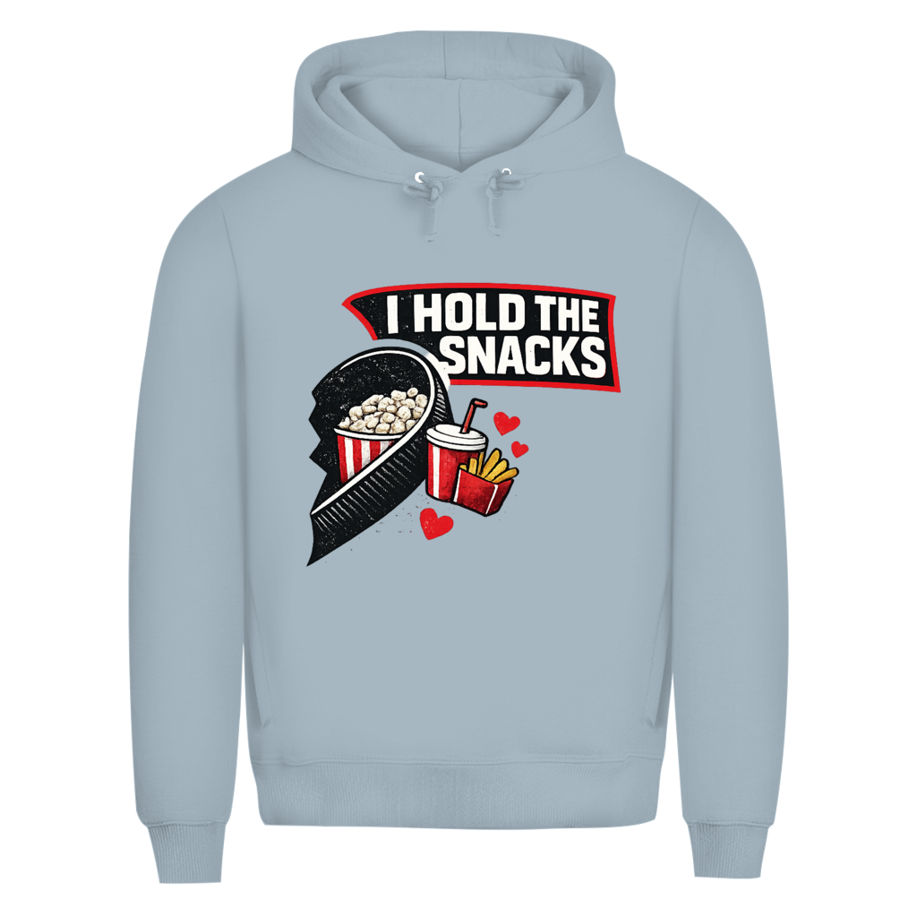 Premium Hoodie COUPLE HOLD SNACKS