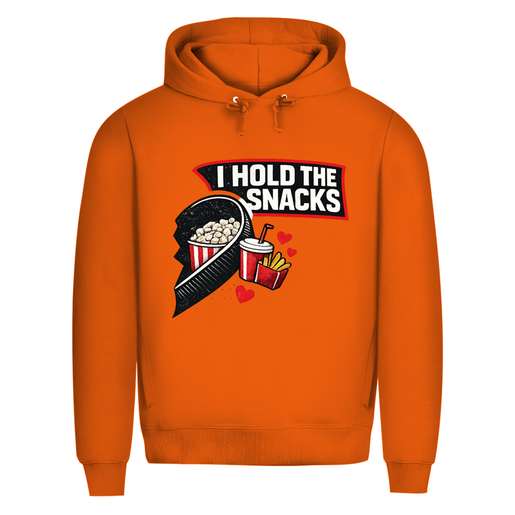 Premium Hoodie COUPLE HOLD SNACKS
