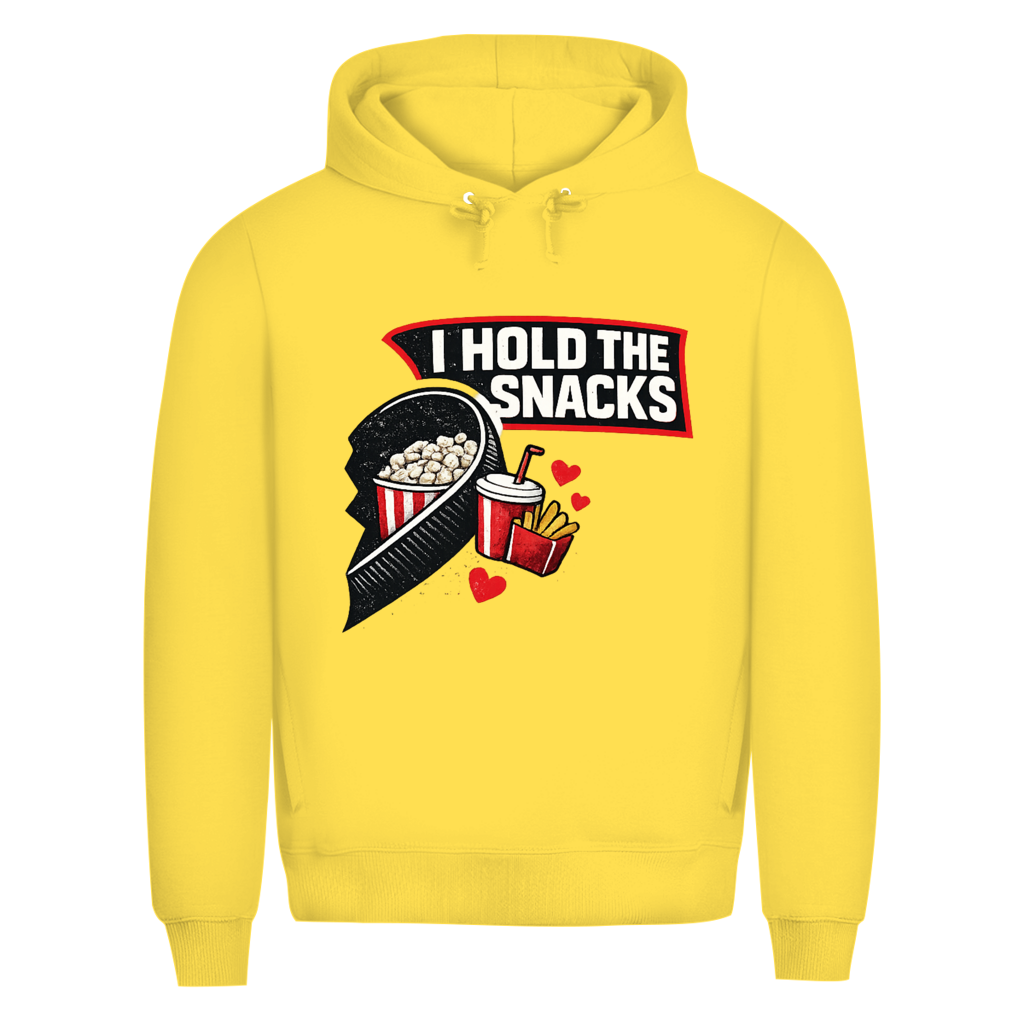 Premium Hoodie COUPLE HOLD SNACKS