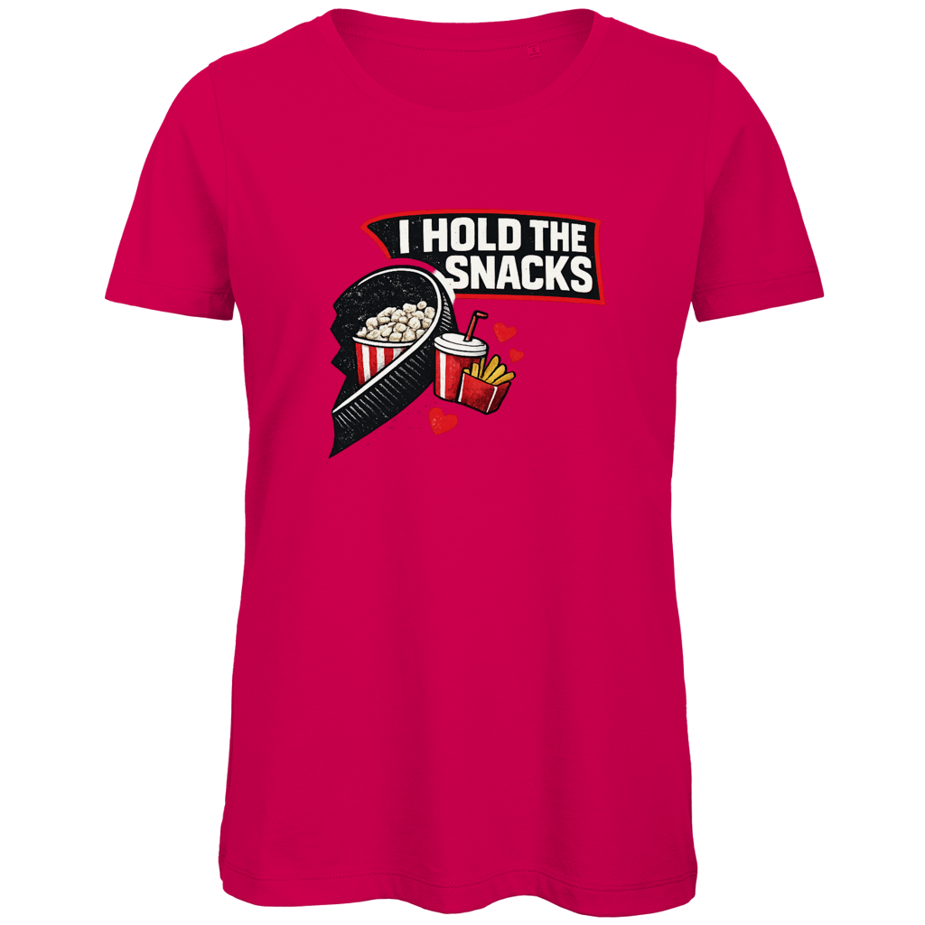 Ladies T-Shirt COUPLE HOLD SNACKS