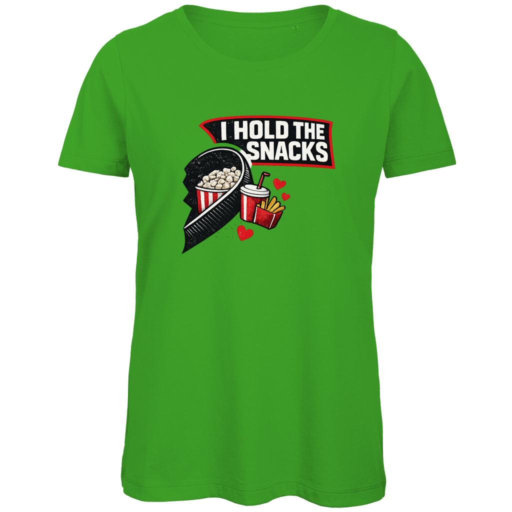 Ladies T-Shirt COUPLE HOLD SNACKS