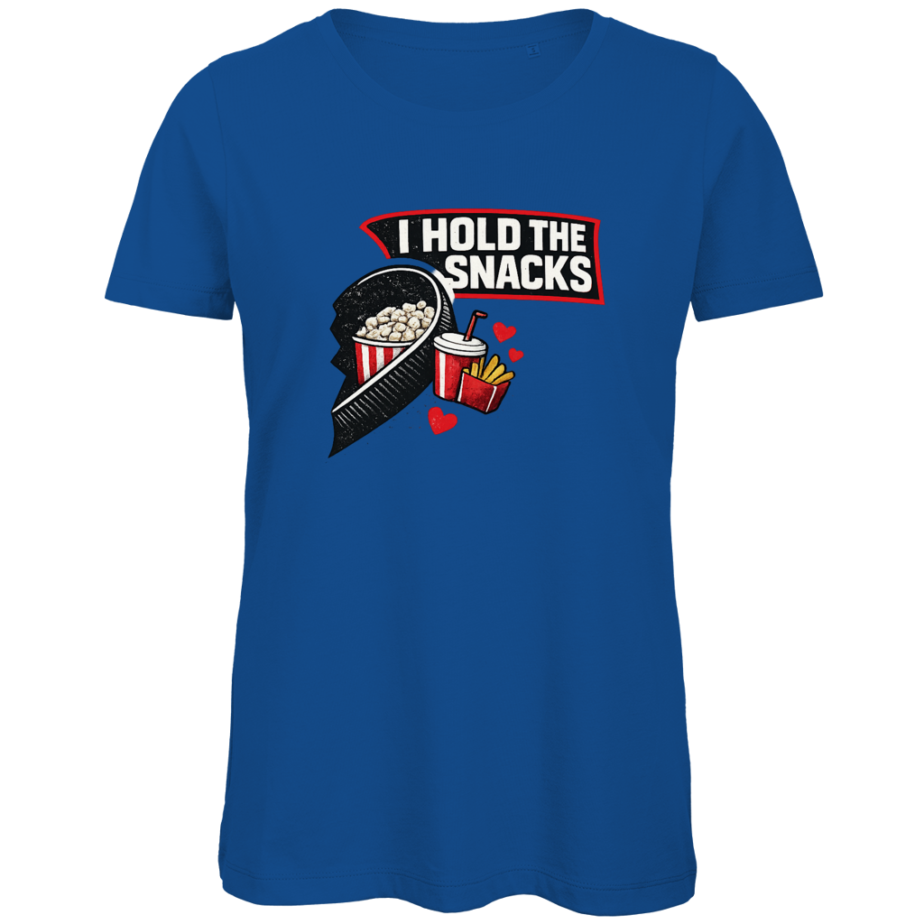 Ladies T-Shirt COUPLE HOLD SNACKS