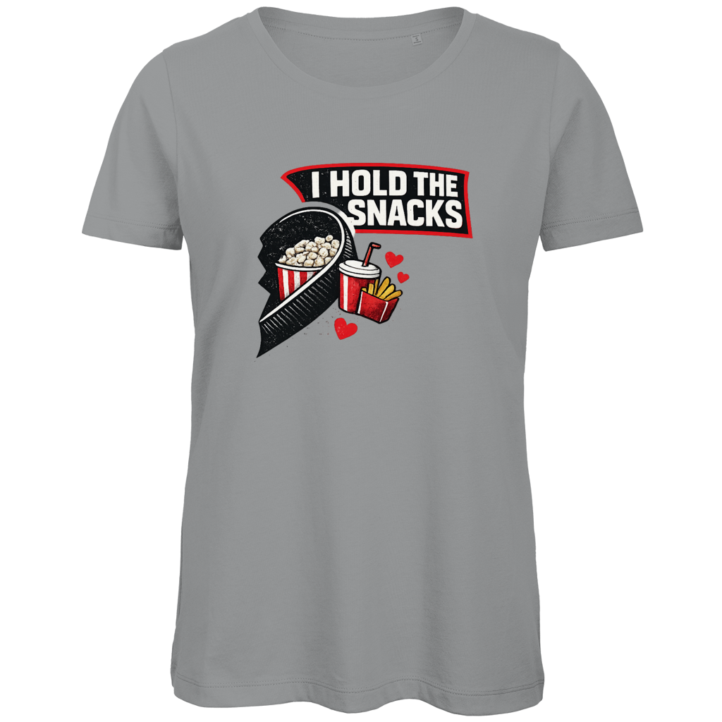Ladies T-Shirt COUPLE HOLD SNACKS