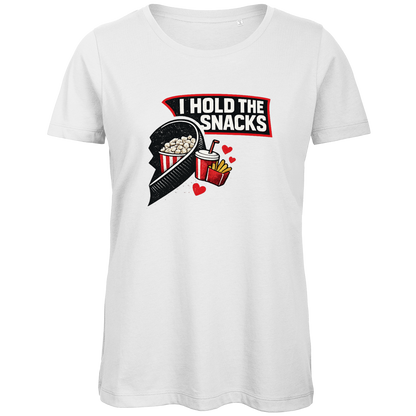 Ladies T-Shirt COUPLE HOLD SNACKS