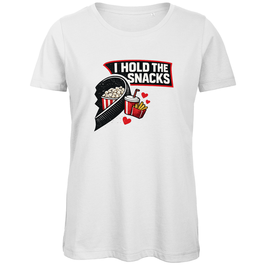 Ladies T-Shirt COUPLE HOLD SNACKS