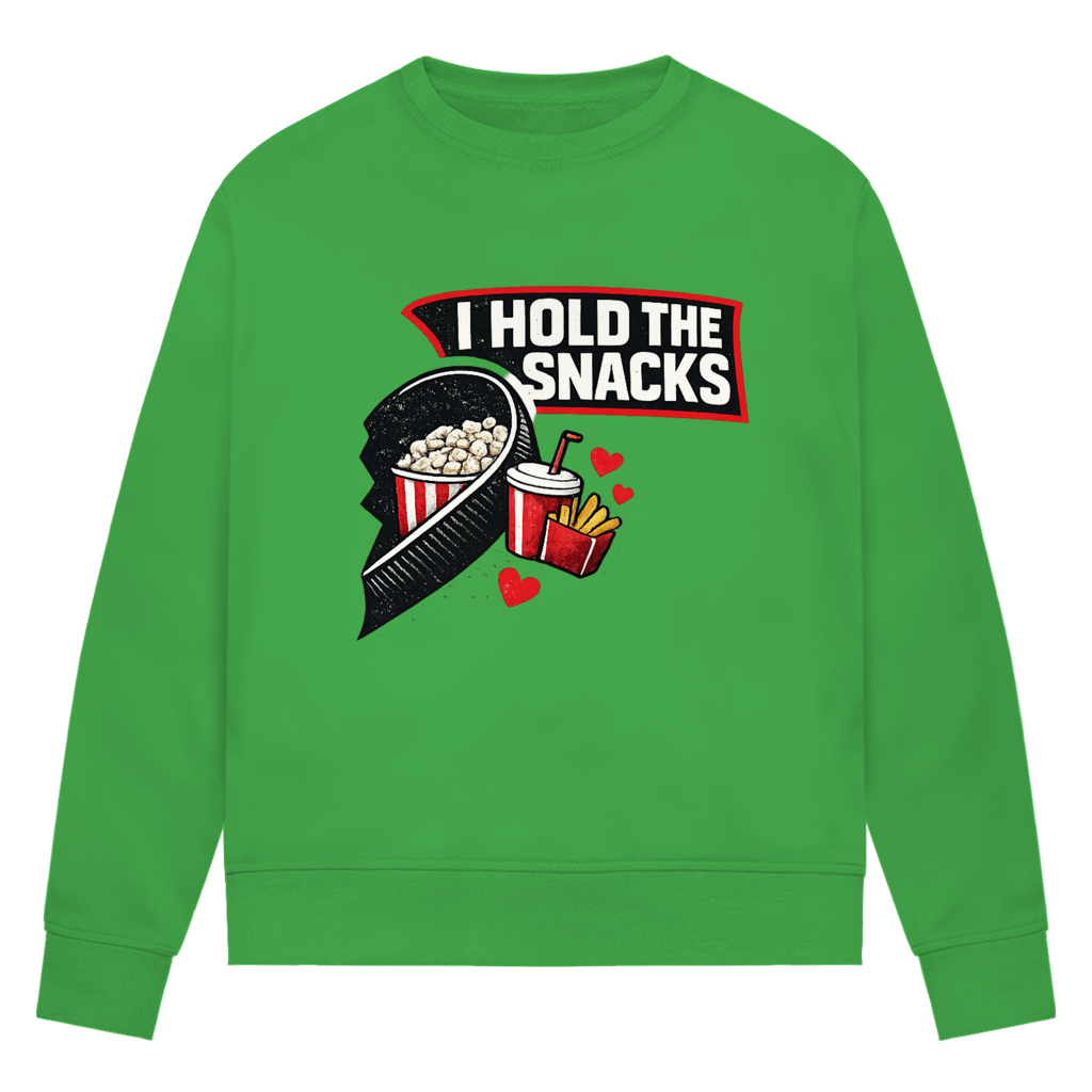 Ladies Sweatshirt COUPLE HOLD SNACKS