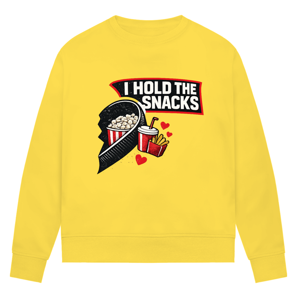 Ladies Sweatshirt COUPLE HOLD SNACKS